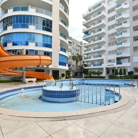 Апартаменты Yekta Atrium Two-room For Rent Just 350 Meters From The Sea In Mahmutlar, Comfortable Living By The Coast